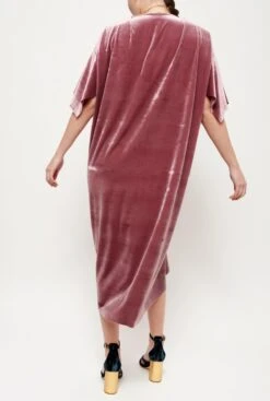 Vestido Liz Terciopelo Rosa -Es Fascinante vestido liz terciopelo rosa dresses duyos 693768