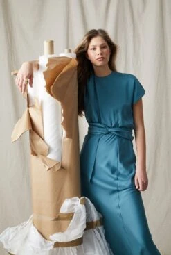 Vestido Owaro Azul -Es Fascinante vestido owaro azul dresses himba collection 127248