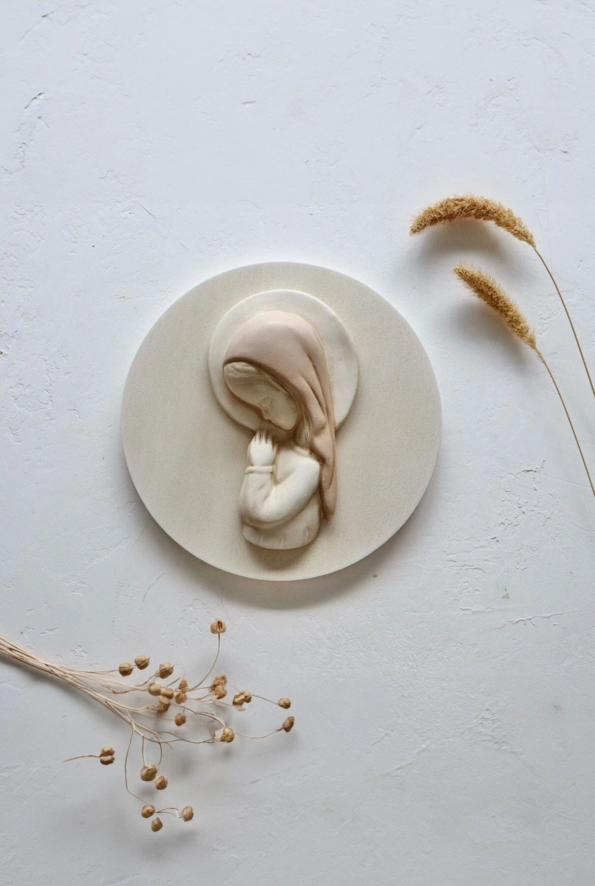 Virgen Niña Sencilla Rosa 3 Virgen Niña Sencilla Rosa