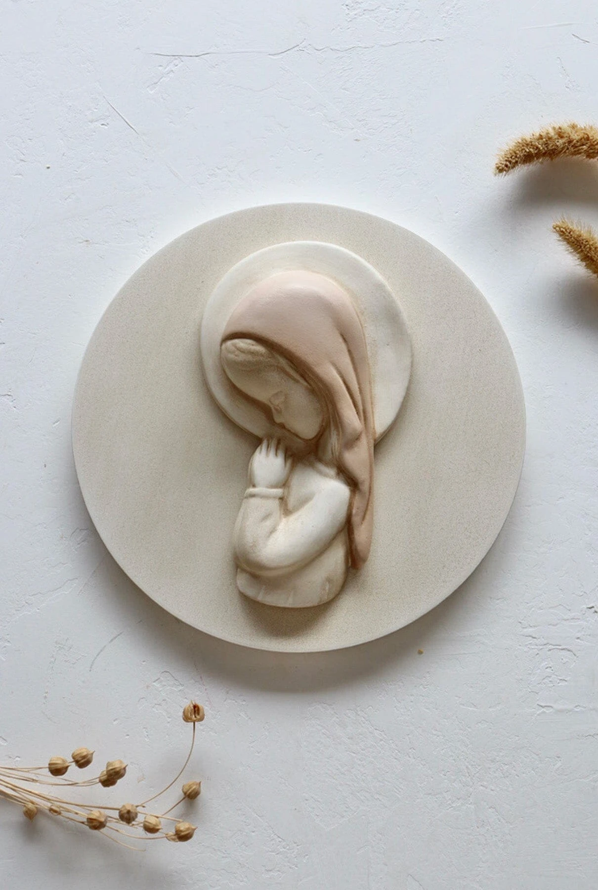 Virgen Niña Sencilla Rosa 4 Virgen Niña Sencilla Rosa - Imagen 2