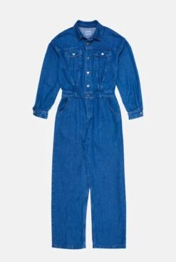 The New Society Woodland Denim Woman Jumpsuit -Es Fascinante woodland denim woman jumpsuit jumpsuits the new society 364603