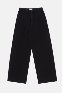 The New Society Woodland Denim Woman Pant Black